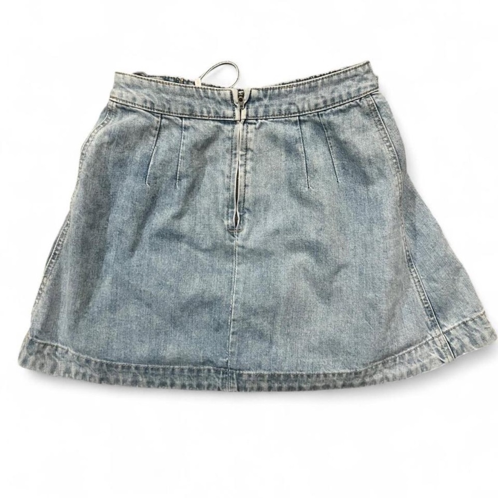 Free People Lace Up Denim Skirt - Picture 4 of 4